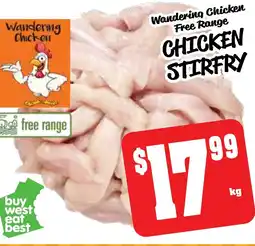 Farmer Jack's Wandering chicken free range chicken stirfry offer