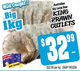 Farmer Jack's King prawn cutlets offer