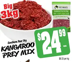 Farmer Jack's Kangaroo prey mix offer