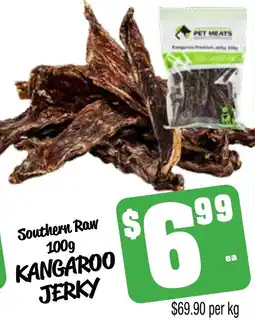 Farmer Jack's Southern raw kangaroo jerky offer