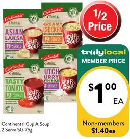 Farmer Jack's Continental Cup A Soup offer