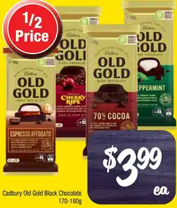 Farmer Jack's Cadbury Old Gold Block Chocolate offer