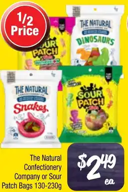 Farmer Jack's The Natural Confectionery Company or Sour Patch Bags offer