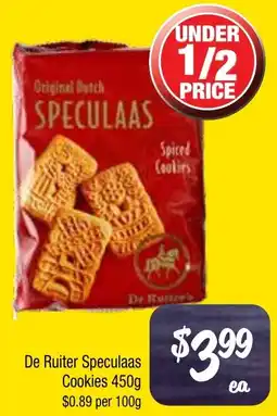 Farmer Jack's De Ruiter Speculaas Cookies offer