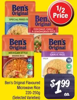 Farmer Jack's Ben's Original Flavoured Microwave Rice offer
