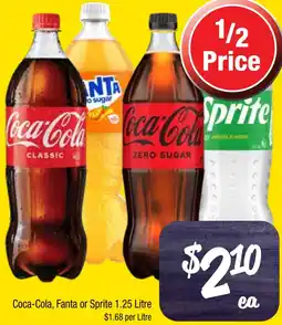Farmer Jack's Coca-Cola, Fanta or Sprite offer