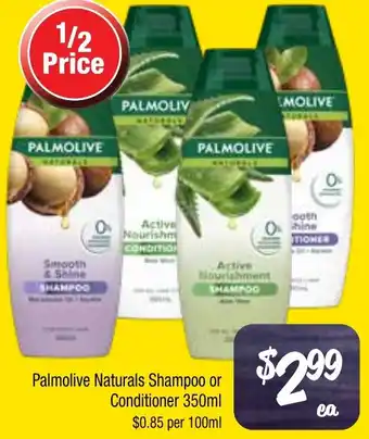 Farmer Jack's Palmolive Naturals Shampoo or Conditioner offer