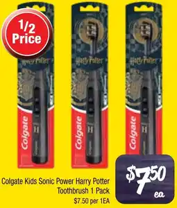 Farmer Jack's Colgate Kids Sonic Power Harry Potter Toothbrush offer