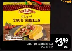 Farmer Jack's Old El Paso Taco Shells offer
