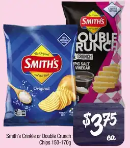 Farmer Jack's Smith's Crinkle or Double Crunch Chips offer