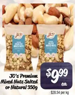 Farmer Jack's JC's Premium Mixed Nuts Salted or Natural offer
