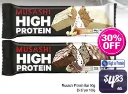 Farmer Jack's Musashi Protein Bar offer