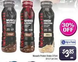 Farmer Jack's Musashi Protein Shake offer