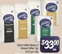 Farmer Jack's Harris Coffee Beans or Ground Coffee offer