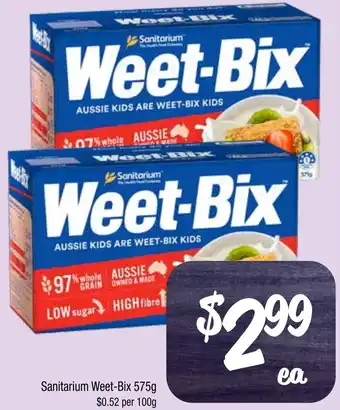 Farmer Jack's Sanitarium Weet-Bix offer