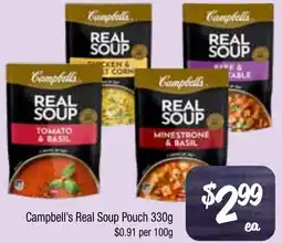 Farmer Jack's Campbell's Real Soup Pouch offer