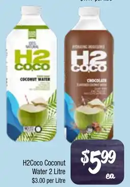 Farmer Jack's H2Coco Coconut Water offer