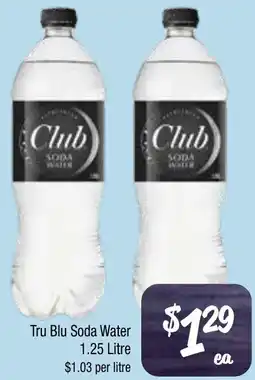 Farmer Jack's Tru Blu Soda Water offer