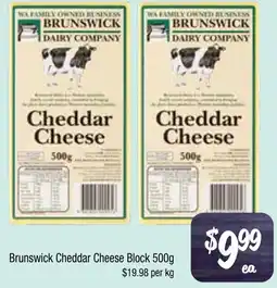Farmer Jack's Brunswick Cheddar Cheese Block offer