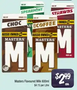 Farmer Jack's Masters Flavoured Milk offer