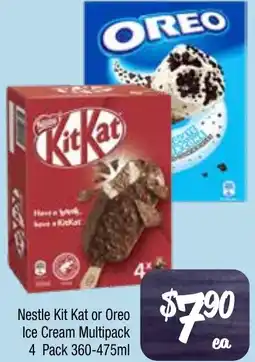 Farmer Jack's Nestle Kit Kat or Oreo Ice Cream offer