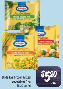 Farmer Jack's Birds Eye Frozen Mixed Vegetables offer