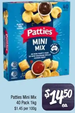 Farmer Jack's Patties Mini Mix offer