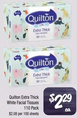 Farmer Jack's Quilton Extra Thick White Facial Tissues offer