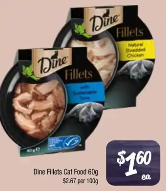 Farmer Jack's Dine Fillets Cat Food offer