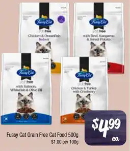 Farmer Jack's Fussy Cat Grain Free Cat Food offer