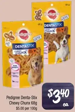 Farmer Jack's Pedigree Denta-Stix Chewy Chunx offer