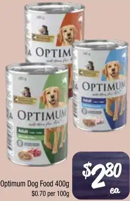 Farmer Jack's Optimum Dog Food offer