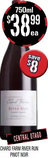 Farmer Jack's Chard farm river run pinot noir offer