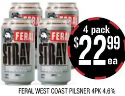 Farmer Jack's Feral west coast pilsner 4.6% offer