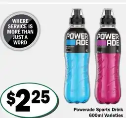Friendly Grocer Powerade Sports Drink offer