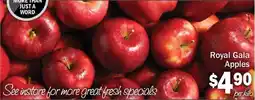 Friendly Grocer Royal Gala Apples offer
