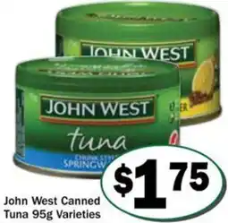 Friendly Grocer John West Canned Tuna offer
