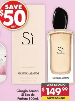 Pharmacy4Less Giorgio Armani Si Eau de Parfum offer