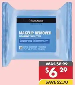 Pharmacy4Less Neutrogenar makeup remover cleansing towelettes offer
