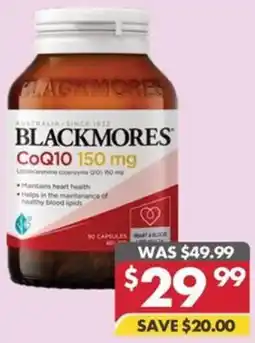 Pharmacy4Less Blackmores coq10 150 mg offer