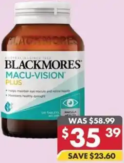 Pharmacy4Less Blackmores macu-vision plus offer