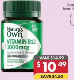 Pharmacy4Less Nature's Own Vitamin B12 1000mcg offer