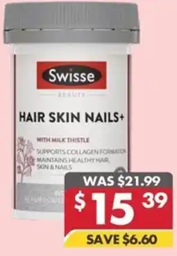 Pharmacy4Less Swisse hair skin nails+ offer
