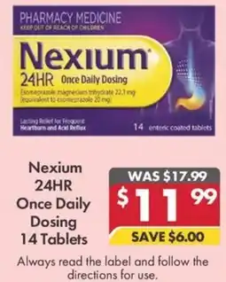 Pharmacy4Less Nexium 24HR Once Daily offer