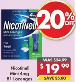Pharmacy4Less Nicotinell Mini 4mg 81 Lozenges offer