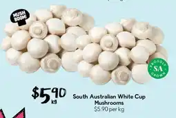 Drakes South Australian White Cup Mushrooms offer