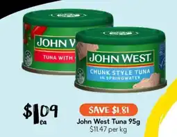 Drakes John West Tuna offer