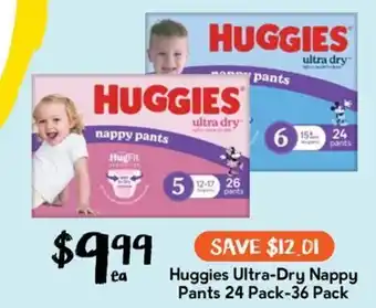 Huggies Ultra-Dry Nappy Pants