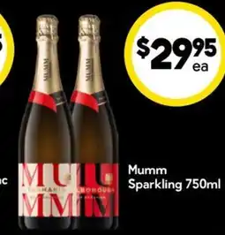 Drakes Mumm Sparkling offer