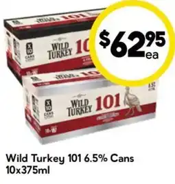 Drakes Wild Turkey 101 6.5% Cans offer